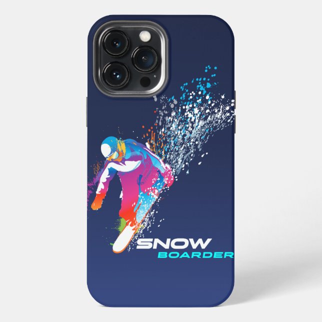 Funda Para iPhone Esquí sobre tabla | (Reverso )