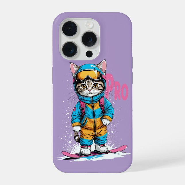 Funda Para iPhone Esquí sobre tabla Pro (Reverso )