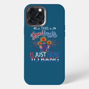 Funda Para iPhone 13 Pro Max Esta nieta solo está aquí para golpear
