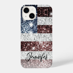 Funda Para iPhone 14 Estados Unidos bandera rústica Estados Unidos fing