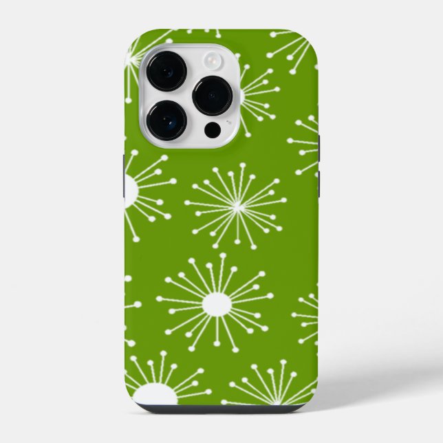 Funda Para iPhone Estallidos de estrellas retro (Reverso )