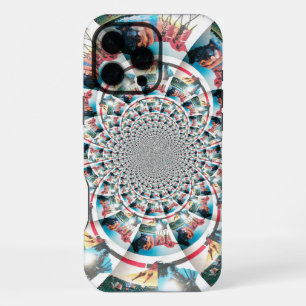 Funda Para iPhone 16 Pro Max Estampa de Arte de Caleidoscopio de Tapiz Keniano