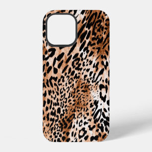 Funda Para iPhone 12 Estampa de leopardo africano sin costuras