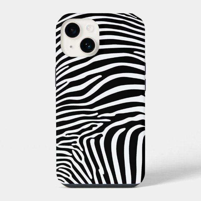 Funda Para iPhone Estampado de cebra (Reverso )