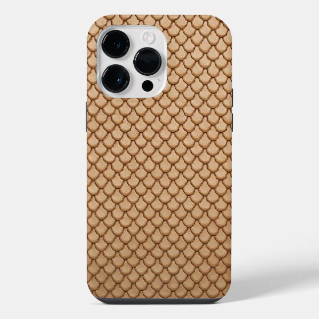 Funda Para iPhone Estampado de cuero falso de sirena (Reverso )
