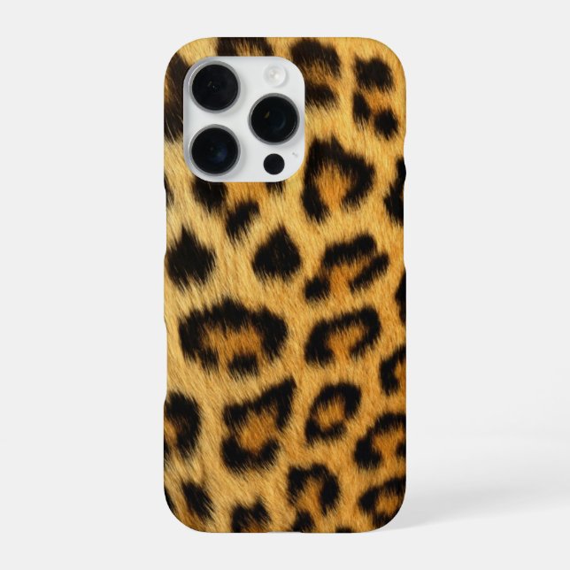 Funda Para iPhone Estampado de leopardo (Reverso)