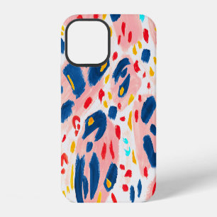 Funda Para iPhone 12 Estampado de leopardo: acuarela pintada a mano.