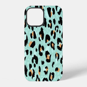 Funda Para iPhone 12 Estampado de leopardo, patrón animal