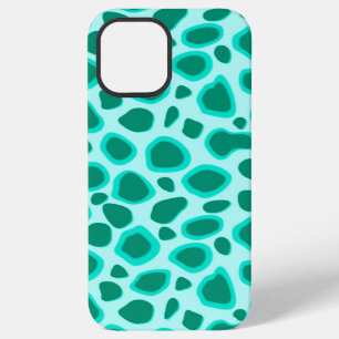 Funda Para iPhone 12 Pro Max Estampado de leopardo - Turquesa y Aqua