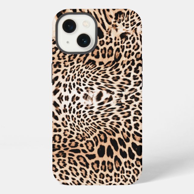 Funda Para iPhone Estampado de piel de leopardo (Reverso )