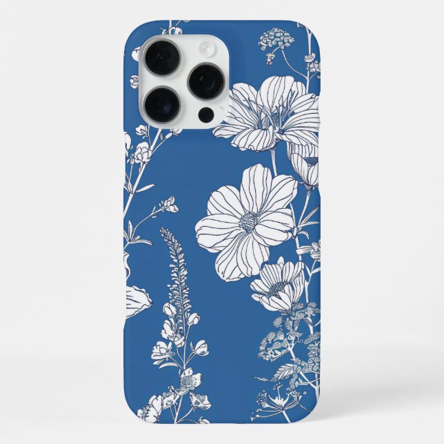 Funda Para iPhone Estampado Floral (Reverso )