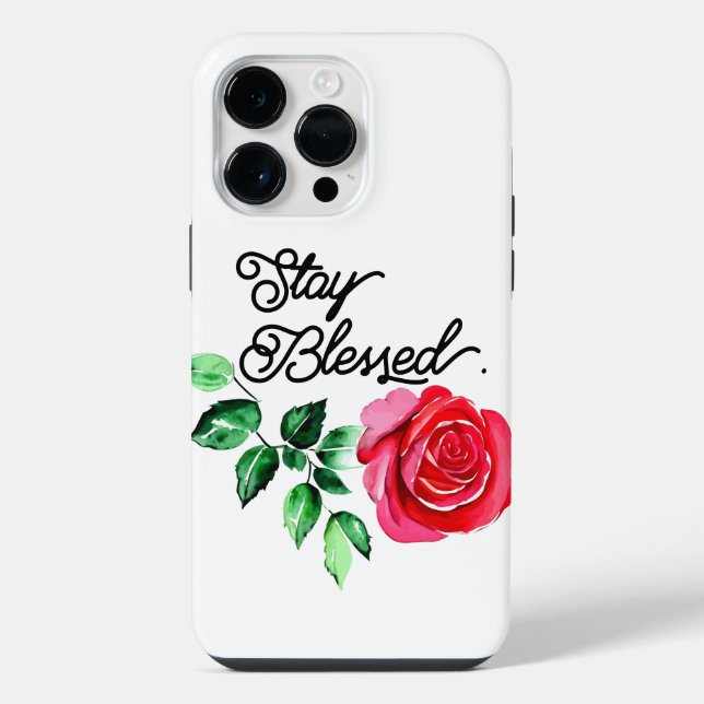 Funda Para iPhone Estar bendecido (Reverso )