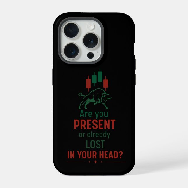 Funda Para iPhone ¿Estás Presente? – Mentalidad de Trader | Bull (Reverso )