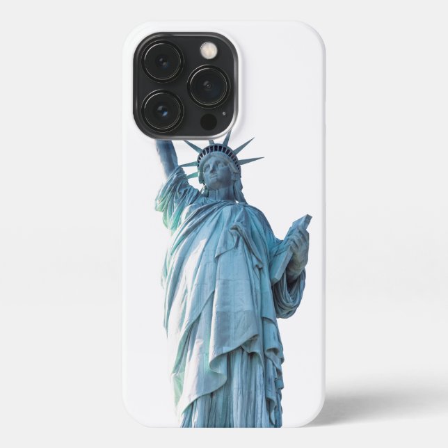 Funda Para iPhone Estatua de la libertad (Reverso)