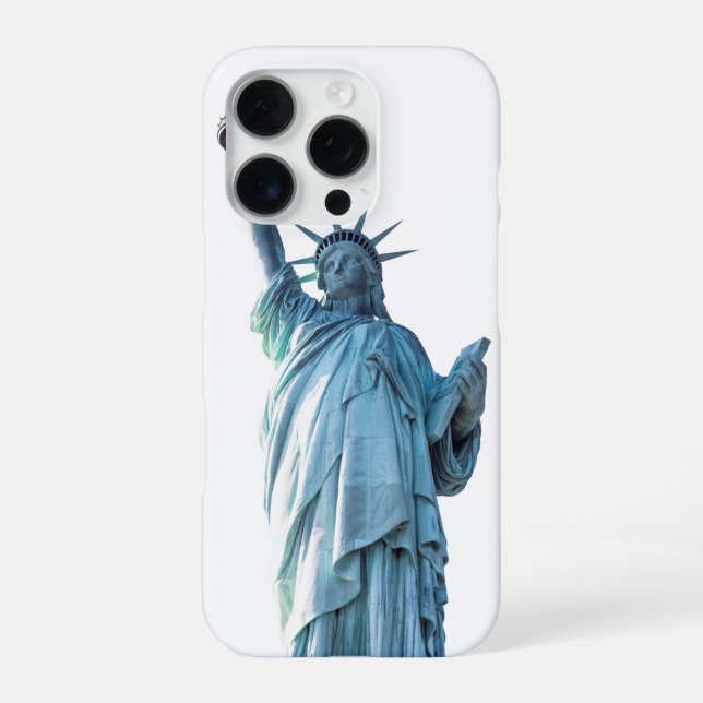Funda Para iPhone Estatua de la libertad   (Reverso)