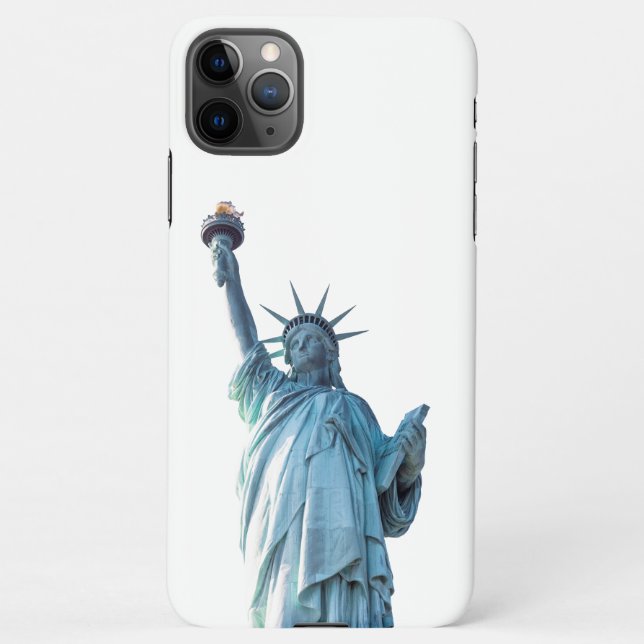 Funda Para iPhone Estatua de la libertad (Reverso)