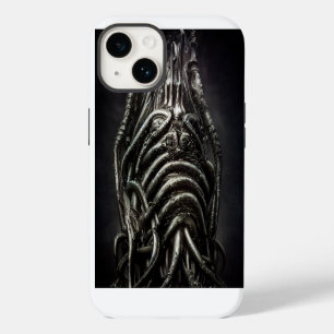 Funda Para iPhone 14 Estatua de un oscuro alienígena de un antiguo horr