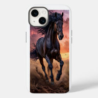 Estética de caballo negro Arte Animal Elegante