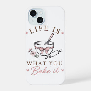 Funda para iPhone estética de repostería adorable