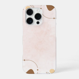 Funda Para iPhone 16 Pro Estética floral crema marrón Linktree |