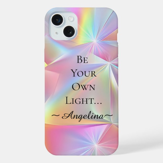 Funda Para iPhone Estética holográfica (Reverso )