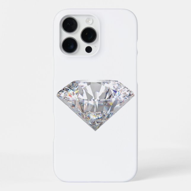 Funda Para iPhone Estética mínima de espuma de diamante (Reverso )