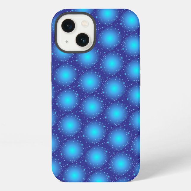 Funda Para iPhone Estilo azul (Reverso )