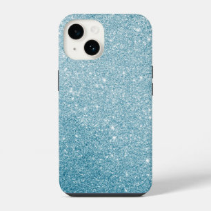 Funda Para iPhone 14 Estilo de brillo cian