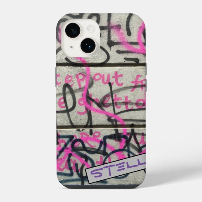 Funda Para iPhone Estilo de grafiti urbano (Reverso )