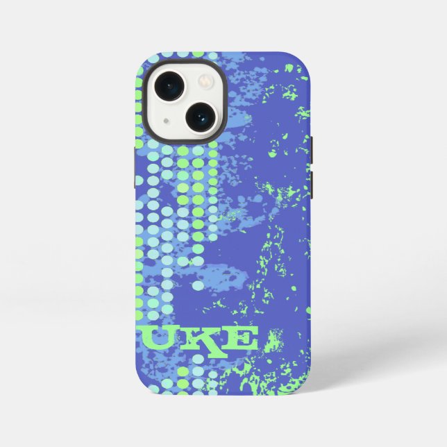 Funda Para iPhone estilo de surf azul (Reverso )