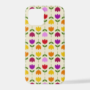 Funda Para iPhone 12 Pro Estilo escandinavo colorido en el patrón de flor d