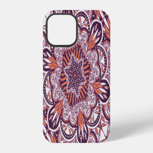 Funda Para iPhone 12 Estilo étnico, textura decorativa vintage.