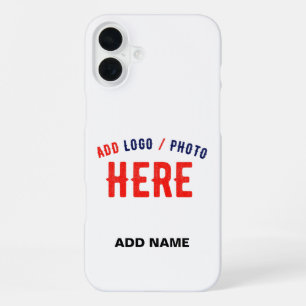 FUNDA PARA iPhone 16 PLUS ESTILO MODERNO PERSONALIZABLE BLANCO VERIFICADO DE