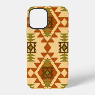 Funda Para iPhone 12 estilo Navajo étnico tribal geométrico sin costura