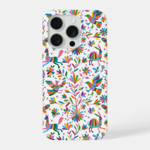 Estilo Otomi Mexicano Patrón Brillante