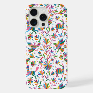 Estilo Otomi Mexicano Patrón Brillante
