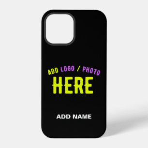 FUNDA PARA iPhone 12 PRO ESTILOSO MODERNO PERSONALIZABLE NEGRO VERIFICADO D
