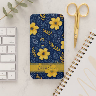 Funda Para iPhone 11Pro Max Estiloso patrón de arte floral étnico-mediterráneo