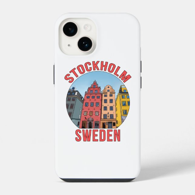 Funda Para iPhone Estocolmo Suecia (Reverso )