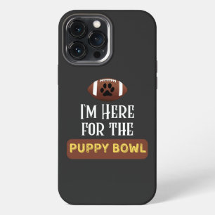 Funda Para iPhone 13 Pro Max Estoy Aquí Por El Tazón De Cachorros Perro Diverti