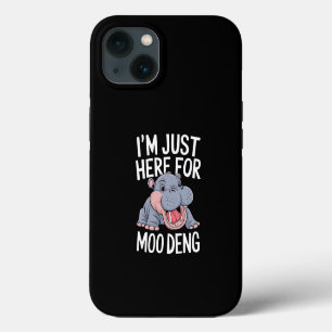 Estoy Aquí Solo Por Moo Deng Cute Baby Hippo 