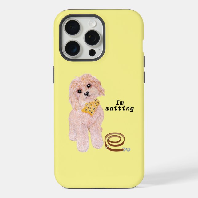Funda Para iPhone Estoy esperando (Reverso )