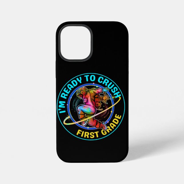 Funda Para iPhone Estoy listo para aplastar el primer grado (Reverso )