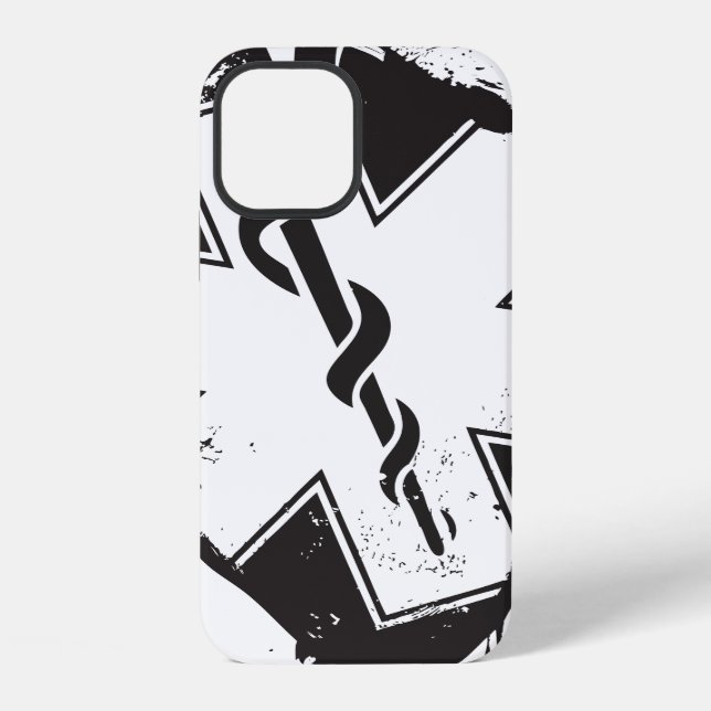 Funda Para iPhone estrella de la vida corazón anatómico (Reverso )