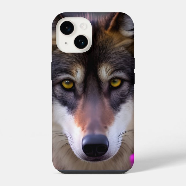 Funda Para iPhone Estrella de lobo joven (Reverso )