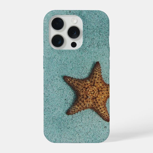 Funda Para iPhone Estrella de Mar de Playa Tropical (Reverso )