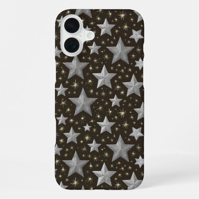 Funda Para iPhone "Estrella de noche iluminada" (Reverso )