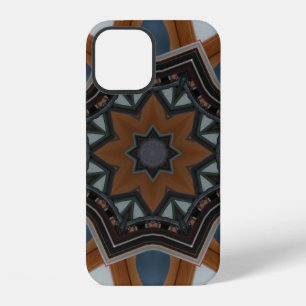 Funda Para iPhone 12 estrella marrón caleidoscopio