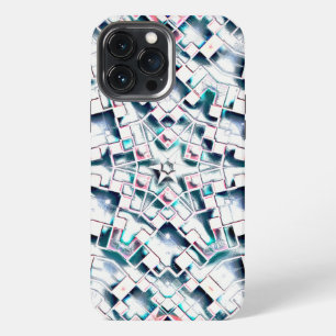 Funda Para iPhone 13 Pro Max Estrellas abstractas en caleidoscopio de baldosas