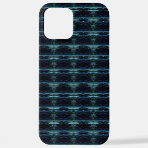 Funda Para iPhone 12 Pro Max Estrellas de arcoiris verdes azules, patrón Artdec